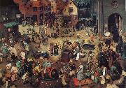 NEEFFS, Pieter the Elder The Battle Between Carnival and Lent china oil painting reproduction